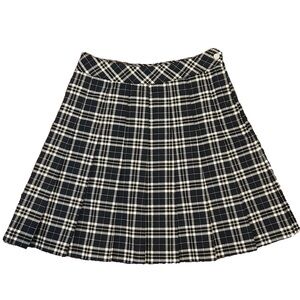 H&M plaid pleated skirt